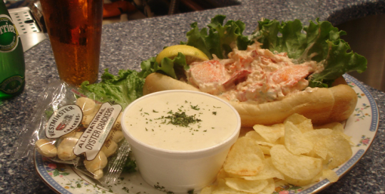 Lobster Salad Roll Combo